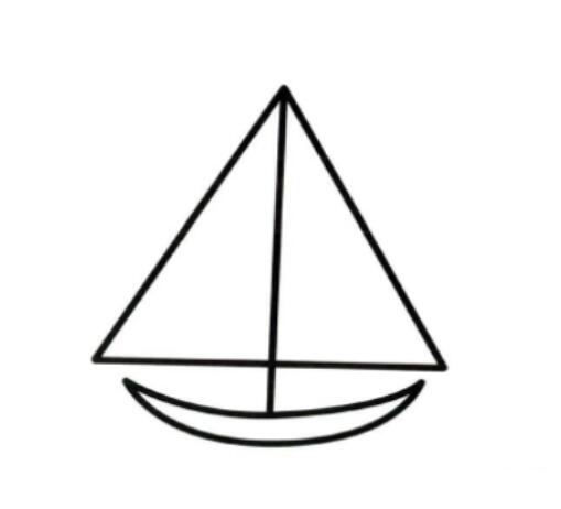 QQ画图红包帆船图案画法